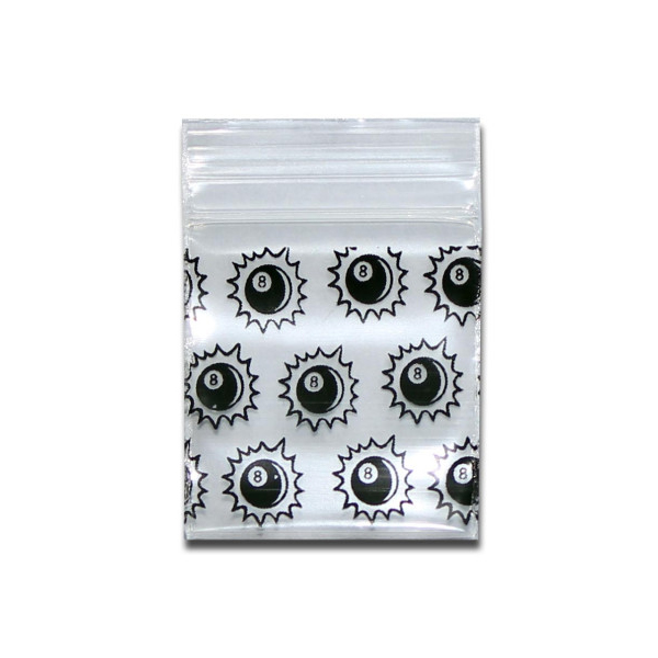Zip-Lock Bag 8 ball 25 x 25 mm (1000 stuks) 0.05 mm